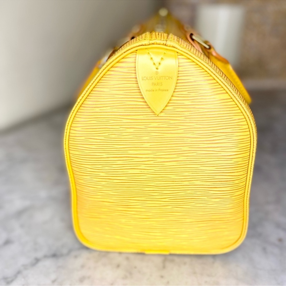 LOUIS VUITTON Epi Speedy 25 Tassili Yellow Leather - Picture 7 of 16